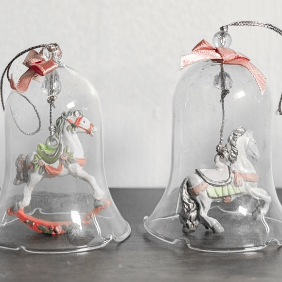 Vintage // Carrousel Tree Ornaments (4) - Picture 4 of 4